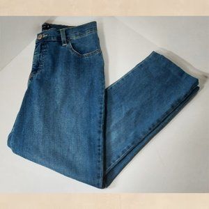 Lee Jeans Classic Fit Sz 4 Petite Casual Travel Work Mom Cottage Holiday Chic